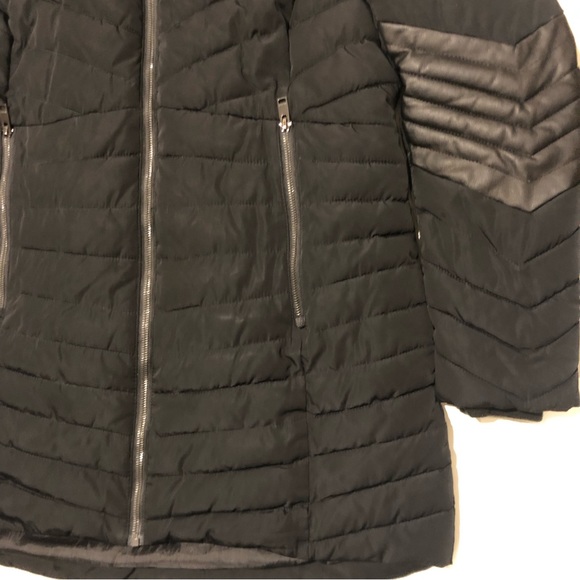Novelti Long Puffer Coat Womens size Medium Black - Picture 4 of 14